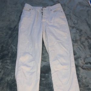 Striped UO mom jeans